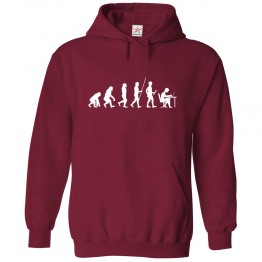 Evolution Work Funny Kids & Adults Unisex Hoodie